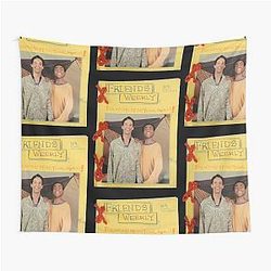 Troy and Abed on a Tapestry