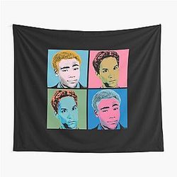 Troy and Abed, Warhol Tapestry