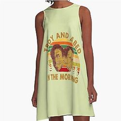Troy and Abed in the morning A Line Dress