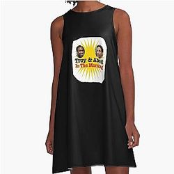 Troy and Abed in the Morning A-Line Dress