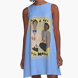 Troy and Abed in the Morning. A-Line Dress