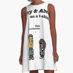 Troy and Abed Community TV show A-Line Dress
