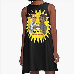 Troy and Abed in the Morning A-Line Dress