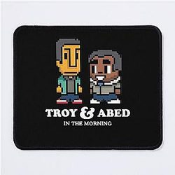 My Favorite People Troy Abed Art Mouse Pad