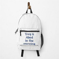 Troy and Abed in the Morning Community Logo Style Backpack