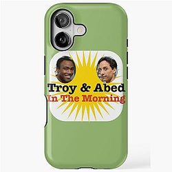 Troy and Abed in the Morning iPhone Case