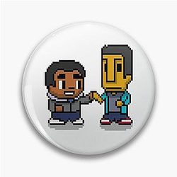 Pixel Pin from Community Pin<troy abed from community and abedbrown medical university of griyon, choked