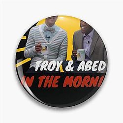Troy and Abed in the Morning Classic Pin