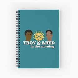 Community Troy and Abed in the morning Spiral Notebook