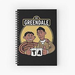 Troy Abed Funny Gifts Vintage Spiral Notebook