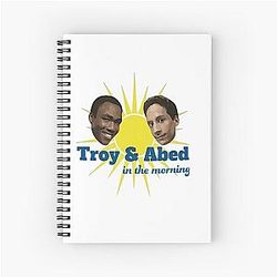Troy and Abed Morning Spiral Notebook
