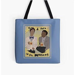 Troy and Abed in the Morning All Over Print Tote Bag