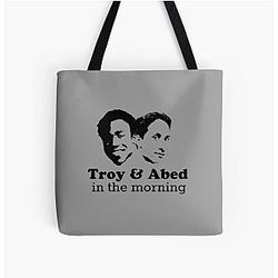 Of Troy and Abed in the morning All Over Print Tote Bag