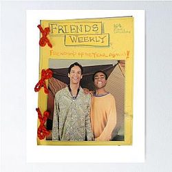 Troy and Abed on a Cover Poster