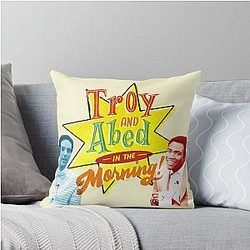 Troy and Abed in the Morning Throw Pillow
