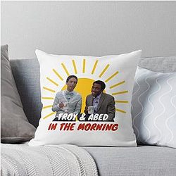 Troy and Abed in the Morning Throw Pillow