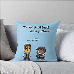 Troy and Abed Community TV Show Throw Pillow