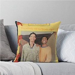 Troy and Abed Cover Throw Pillow