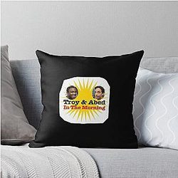 Troy and Abed in the Morning Throw Pillow