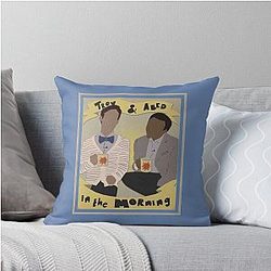 Troy and Abed in the Morning Throw Pillow