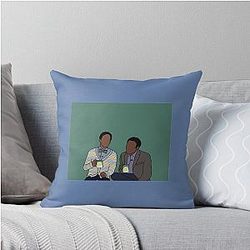 Troy and Abed in the Morning Throw Pillow