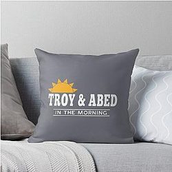Troy and Abed in the Morning Throw Pillow