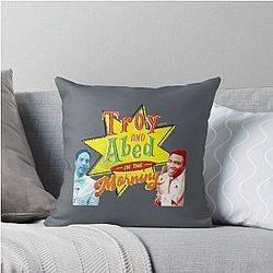 Troy and Abed in the Morning Throw Pillow