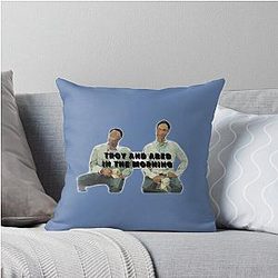 Troy and Abed in the Morning Throw Pillow