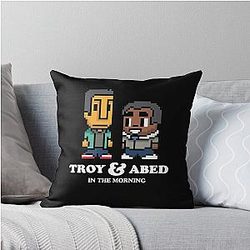 My Favorite People Troy Abed Art Throw Pillow
