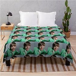 Troy Bolton Selfie Throw Blanket