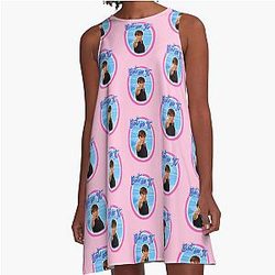 Troy Bolton Says Bet On It High School Musical Zac Efron Fan Art A-Line Dress