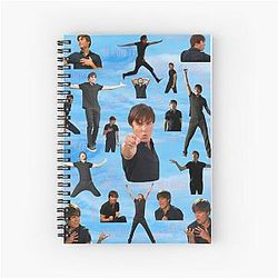 Zac Efron Troy Bolton High School Musical Classic T-Shirt Spiral Notebook