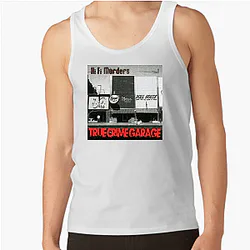 True Crime Garage discusses real murders True Crime Garage Tank Tops