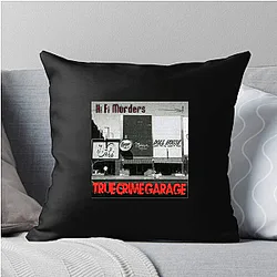 True Crime Garage discusses real murders True Crime Garage Pillows Cover