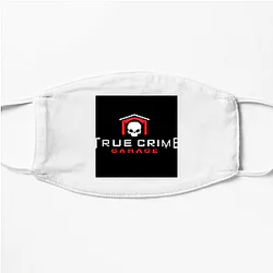 True Crime Garage covers cold cases True Crime Garage Face Masks