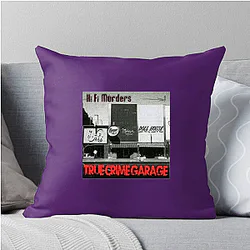 True Crime Garage discusses real murders True Crime Garage Pillows Cover