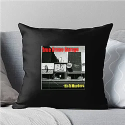 True Crime Garage explores mysteries True Crime Garage Pillows Cover