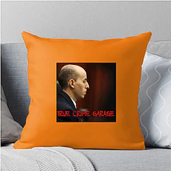 True Crime Garage does deep research True Crime Garage Pillows Cover