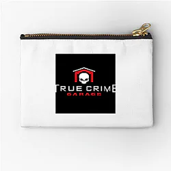 True Crime Garage covers cold cases True Crime Garage Zipper Pouches