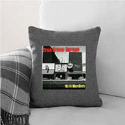 True Crime Garage explores mysteries True Crime Garage Pillows Cover