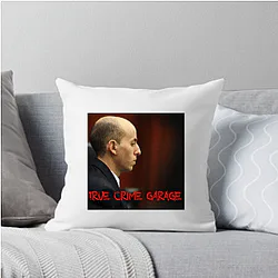 True Crime Garage does deep research True Crime Garage Pillows Cover