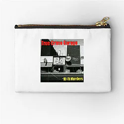 True Crime Garage explores mysteries True Crime Garage Zipper Pouches