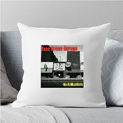 True Crime Garage explores mysteries True Crime Garage Pillows Cover