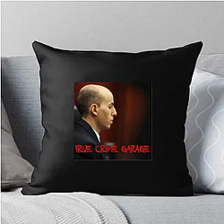 True Crime Garage does deep research True Crime Garage Pillows Cover