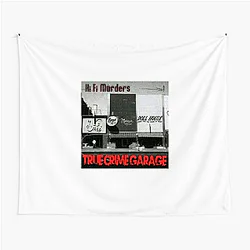 True Crime Garage discusses real murders True Crime Garage Tapestries