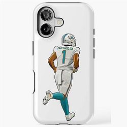 Tua Tagovailoa Jogs to the Field iPhone Tough Case