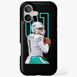 Tua Tagovailoa Miami iPhone Tough Case