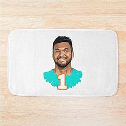 Miami Dolphins Tua Tagovailoa Classic Bath Mat