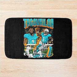 Tua Tagovailoa Miami College Bath Mat