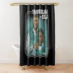 Tua Tagovailoa and Tyreek Hill Miami Step Brothers Shower Curtain